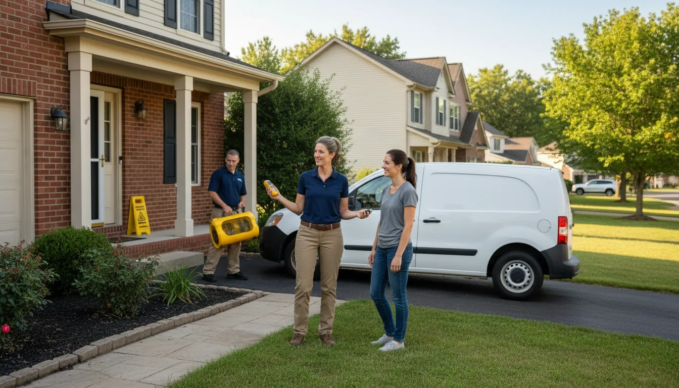 Residential water damage restoration in Cimarron, CO